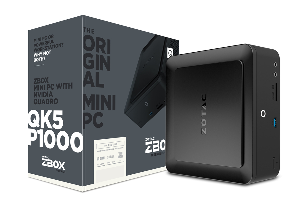 索泰“小巧而强大”ZBOX Q迷你工作站：搭载专业显卡，全线双网口+四显示