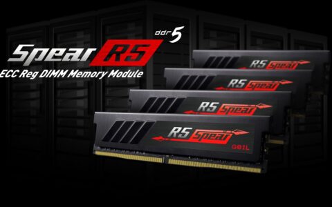 金邦推出Pristine R5和Spear R5系列：可超频DDR5 R-DIMM，最高6800MT/s