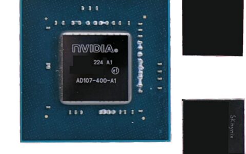 英伟达AD107-400 GPU照片泄露：用于RTX 4060，尺寸比GA107更小