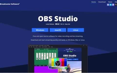 OBS Studio 29.1正式版发布，带来YouTube流式传输AV1/HEVC - 超能网