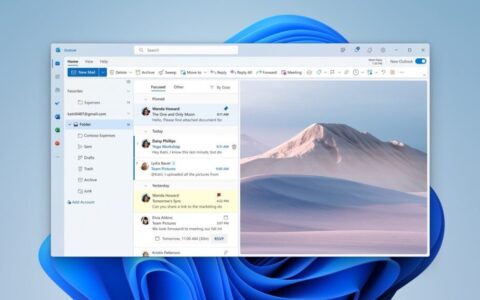 新版Outlook将在2024年到来，成为新装Win 11的默认电子邮件应用程序
