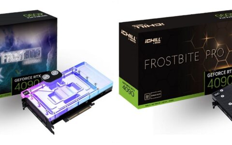 映众将带来新款RTX 4090显卡：水冷散热的iChill Frostbite Ultra / Pro