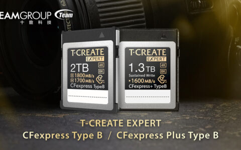 十铨推出新款T-CREATE系列CFexpress Type B存储卡：最大2TB，达1800MB/s - 超能网