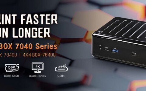 华擎推出4X4 BOX-7040系列迷你PC：搭载Ryzen 7040U系列，配双网卡双USB4