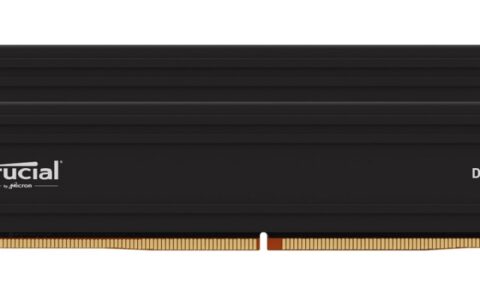 美光发布英睿达Pro系列DDR5-6000内存：48GB套装，运行电压仅1.1V