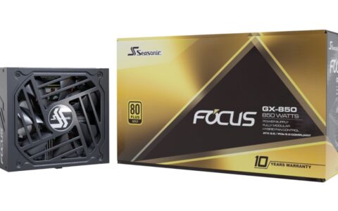 海韵推出新款FOCUS GX ATX 3.0系列电源：长度仅14cm，最高可选1000W