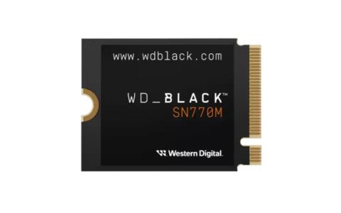 西数WD_BLACK SN770M系列SSD发布：M.2 2230规格，最大可选2TB