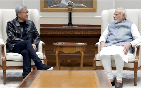 黄仁勋赴新德里会见印度总理：强调英伟达与印度的科技合作